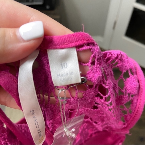 𝅺LC Lauren Conrad pink dress open lace size 10 - Picture 6 of 8